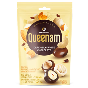 HALAL Dragee Chocolate Mix Chocolate Coated Almond Cashew Macadamia Nuts 150G Snack Manufacturer Selling OEM/ODM Service Supply - Product Image 1