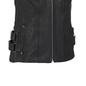 Chaleco de Cuero 2026, Nuevo Estilo, Alta Calidad, Ecológico, Bordado 3D, Transpirable, Impermeable, Chaleco de Cuero Genuino para Hombre - Product Image 3