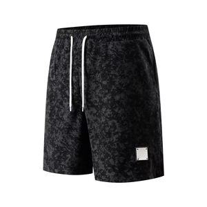 Wholesale 25 Colors <b>Men</b> High Waist Running <b>Short</b> Slim Fit <b>Checked</b> Pattern <b>Shorts</b> - Product Image 3