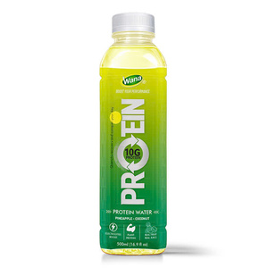 <b>Protein</b> Water 500ml Pineapple Flavor 10g Real Fruit Juice Electrolytes <b>Bottle</b> Children & Adults - Product Image 1