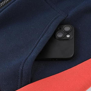 เสื้อฮู้ด500gsm มีซิปสำหรับผู้ชายเสื้อฮู้ดพิมพ์ลายแมงมุมโอเวอร์ไซส์ - Product Image 5