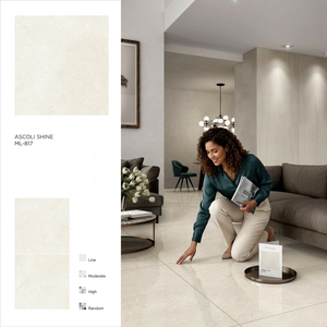 Alizer Gris Exportación barata 800x800mm Azulejos PGVT de cuerpo completo 80x80cm Porcelana Etiopía Suelo de centro comercial de baño gris oscuro - Product Image 4