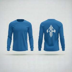 Camiseta de Manga Larga para Hombre, Talla Grande, Personalizada, de Alta Calidad, Cuello Redondo, 100% Algodón, Estilo Casual, Bajo Demanda, RIVIAN ATLANTIC 2026 - Product Image 3