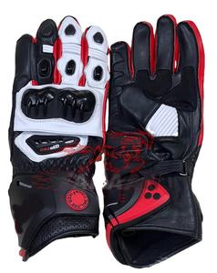 Gants de moto résistants aux chocs, respirants, en cuir, pour longues balades, gants de moto protecteurs - Product Image 3