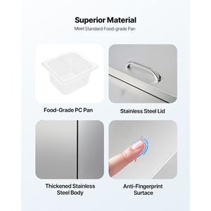 Frigorifero Commerciale da Cucina 72 Pollici 18,7 Cu. Ft. Tavolo Refrigerato per Preparazione Sandwich Mega Top per 18 Teglie, Capacità 18,7 Piedi Cubi - Product Image 4
