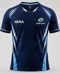 Camiseta Deportiva Personalizada con Cuello en V, Manga Corta, Uniforme de Fútbol, Impresa, Transpirable, para Verano, Otoño y Primavera - Product Image 1