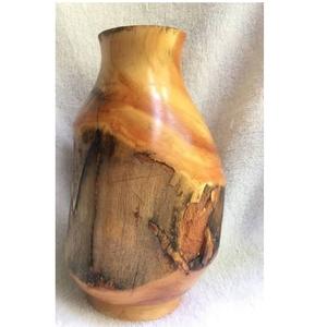 Nouveauté Décoration d'intérieur Magnifique vase en bois sculpté à la main pour les acheteurs en gros Vase à fleurs en bois de manguier sculpté pour la décoration - Product Image 1