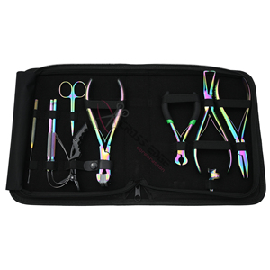 Hair Extension Tools Kit with Micro Link Installation Pliers Pulling <b>Hook</b> <b>loop</b> cutter Seamless <b>Tape</b> Applicator Alligator Clips - Product Image 1