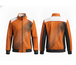 Chaqueta Deportiva con Cierre Completo y Logotipo Personalizado, Ropa para Correr y Hacer Ejercicio, Cálida, Transpirable y de Secado Rápido |   Tallas Hombre Mujer Juvenil - Product Image 5