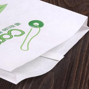 Bolsas de Papel Kraft Autoadhesivas Resistentes a la Grasa, Impresión Personalizada para Envasado de Alimentos como Pizza, Ensaladas, Fideos y Bocadillos - Product Image 4