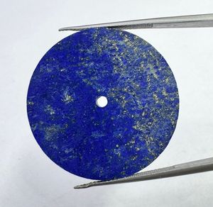 Montre de luxe Lapis Lazuli avec cadran rond de 31 mm, épaisseur de 0,70 mm, taille et épaisseur personnalisables, fabrication de montres de luxe, marque K Gems - Product Image 3