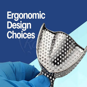 Bandejas de impresión dental de acero inoxidable, soporte para dientes, bandeja de impresión dental, bandeja de impresión dental de gran venta - Product Image 5