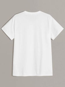 เสื้อยืดคอกลมแขนสั้นผู้ชายผ้าฝ้าย 100% พิมพ์ลายตามสั่งขายส่งสำหรับฤดูร้อน ทรงพอดีตัว - Product Image 5