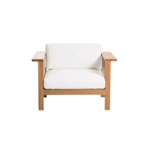 Juego de sofás de madera de teca con cuerda y cojines para jardín, uso en exteriores, fabricación en Indonesia - Product Image 5