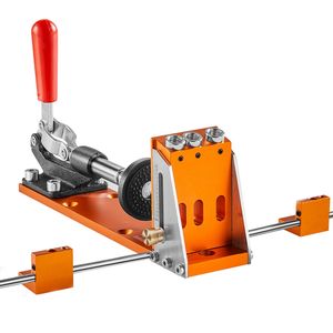 Kit de système de perçage de poches 34 pièces avec pince en C de 11 pouces, forets escalonnés, clés et butées de perçage - Machines à percer le bois - Product Image 4