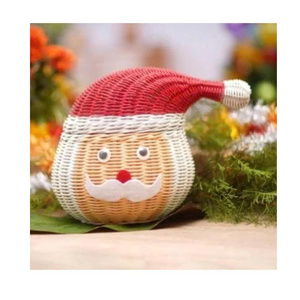 Handcrafted Rattan Christmas Bell Hanging Decor from Vietnam for Hotels Resorts Boutiques and Seasonal Markets - Product Image 2