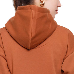 Sudadera con Capucha para Mujer, Informal, para Primavera y Otoño, Color Gris, con Estampado Europeo y Americano - Product Image 4