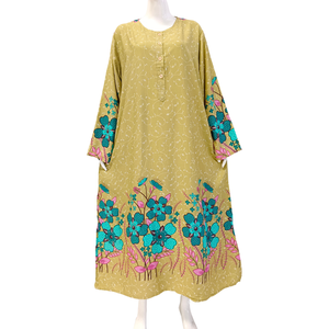 Abaya musulmane pour femmes, longue, à manches longues, en rayonne, confortable à porter, robe de prière musulmane. - Product Image 2