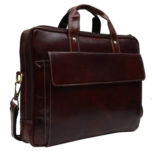 Sac à bandoulière pour ordinateur portable en cuir véritable personnalisable, imperméable, léger, écologique, multi-tailles, décontracté et professionnel, vente en gros - Product Image 3