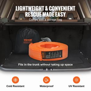 ATV 2 \ "x20 'ganci di sicurezza per traino resistente 17000 Lbs fune di recupero per auto camion veicoli-accessori per cavi da traino lungo la strada - Product Image 5