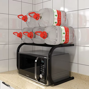 Étagère de rangement robuste à 2 niveaux en acier au carbone pour cuisine et salle de bain, support pour micro-ondes et évier, OEM/ODM Vietnam - Product Image 6