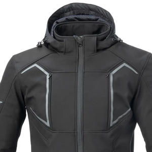 Veste de moto imperméable, respirante et coupe-vent de qualité supérieure, avec 5 protections, impression réfléchissante, 220g % - Product Image 3