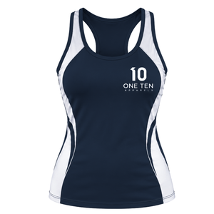 เสื้อกล้ามกีฬาผู้หญิงคุณภาพสูง แบบไร้แขน ทรง Racerback ระบายอากาศได้ดี ซับเหงื่อ น้ำหนักเบา เหมาะสำหรับออกกำลังกายที่ยิม - Product Image 1