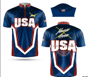 High Quality Breathable 3D Sublimation <b>Baseball</b> Jersey Sportswear Customized Quarter-Zip T-Shirt Wholesale - Product Image 2
