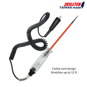 Probador de Circuitos Profesional de 6V 12V 24V con Sonda Larga, Probador de Voltaje Automotriz de Alta Resistencia para Mantenimiento de Camiones, Automóviles y Remolques - Product Image 6