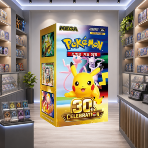Caja de Sobres Sellada Coreana de Pokémon M6a 30th Anniversary para Tiendas Minoristas, Tiendas de Aficionados y Tiendas de Juguetes - Product Image 3