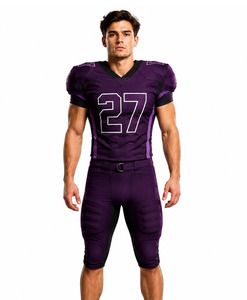 Top Quality Custom American Football Uniform Best Fabric Wholesale American Football Suit Solid-Colour Sports Wear Manufacturing - Product Image 6