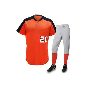 Ensemble d'uniformes de baseball personnalisés de haute qualité avec service OEM, respirant, séchage rapide, léger, grande taille - Product Image 1