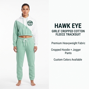 Ensemble de survêtement tendance pour femmes, veste courte zippée et pantalon large à jambes larges - Product Image 3