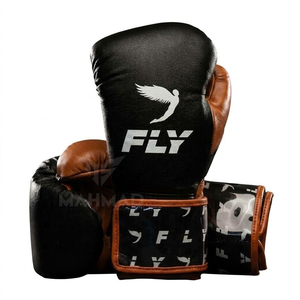 Gants de boxe personnalisés à lacets, conçus pour le sparring et l'entraînement de combat, offrant protection, puissance et confort, gants à marque privée. - Product Image 5
