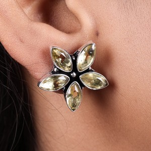 Export Quality Wholesale Oxidized <b>Silver</b> <b>Stud</b> Earrings for Women Bulk Supplier | Direct Factory Manufacturer | Hot Selling - Product Image 4