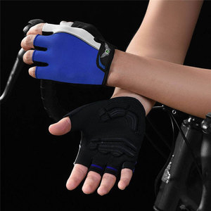 Gants de vélo en matériau respirant et flexible avec paume rembourrée pour un confort supplémentaire, gants de VTT pour cyclistes professionnels - Product Image 5