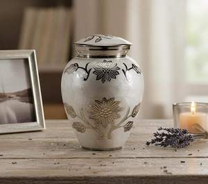 High Quality Eco-Friendly Metal Cremation <b>Urn</b> <b>Large</b> Adult Capacity Personalized Engraved Funeral Memorial <b>Urn</b> At Affordable Rate - Product Image 3