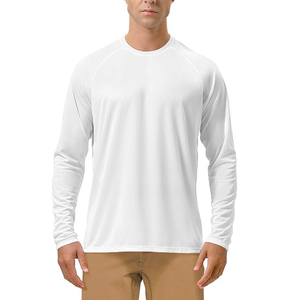 Camiseta de Manga Larga de Algodón al por Mayor, Camiseta de Manga Larga para Hombre, Logotipo Personalizado, Ropa Urbana para Hombre - Product Image 1