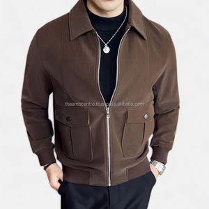 Meilleures ventes Veste d'hiver en cuir pour homme coupe ajustée Modèle unique avec des caractéristiques élégantes Veste pour homme de haute qualité - Product Image 6