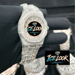 ICELOOK นาฬิกาสแตนเลสสตีลสุดหรูสำหรับผู้หญิงพร้อมหน้าปัดคริสตัลและสายนาฬิกา 40 มม. นาฬิกาแฟชั่นควอตซ์แบบอะนาล็อก - Product Image 2