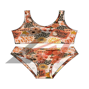 Wholesale Custom Color and Design Sexy kid <b>Bikini</b> <b>Sets</b> for Girls Swimwear OEM Factory Made Girls Swimsuit Suits <b>Tops</b> - Product Image 5