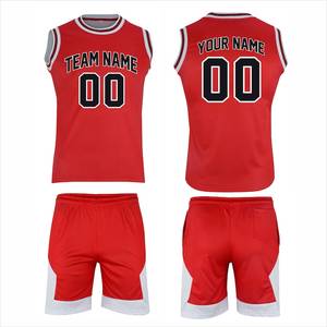 Shorts de basket-ball personnalisés en gros, uniformes grande taille respirants à séchage rapide, avec logo et numéro d'équipe personnalisés, vêtements de sport OEM - Product Image 4