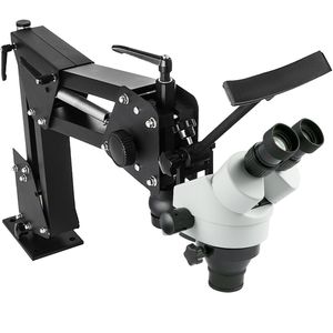 Micro specchio intarsiato 7X-45X Multi-direzionale staffa a molla per microscopio gemma diamante impostazione strumenti di gioielli Multi-Micro-impostazione - Product Image 1