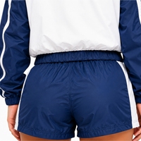 Ensemble short et veste coupe-vent léger pour femme, deux pièces, style streetwear vintage, couleur unie personnalisable, fermeture éclair, imperméable, respirant, séchage rapide