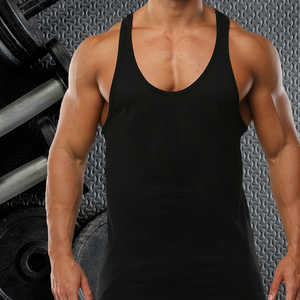 Venta al por mayor de ropa deportiva AMERICAN TRENCH: Camisetas sin mangas deportivas de poliéster 100% para hombre, cuello redondo, transpirables, de secado rápido y anti-pilling. - Product Image 4