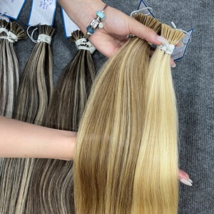 Extensiones de cabello humano de punta gruesa con queratina, puntas en I, cabello natural liso vietnamita, precio de mayoreo de fábrica, listo para enviar. - Product Image 2