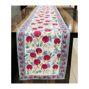 Camino de mesa a rayas de satén de algodón asequible para uso diario, certificado OEKO TEX, hecho en La India, elegante, moderno, comedor, decoración de boda - Product Image 1