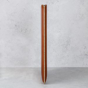 High Quality Tan Genuine Leather <b>Laptop</b> Bag Soft Wool Lining Custom Pads <b>Cover</b> OEM Office Travel Book Sleeve Wholesale Computer - Product Image 5