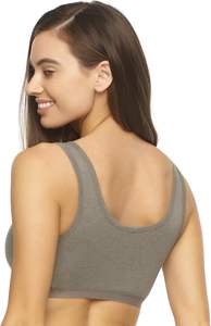 Bralette Elegante para Mujer, Tejido Adaptable, Ecológico, Spandex/Algodón, Sujeción Suave, Levantamiento Delicado, Control de Respiración, Textura Suave - Product Image 5