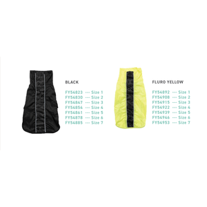 Imperméable FuzzYard Osaka Fluro Yellow pour animaux de compagnie Jaune (Taille 3) - Product Image 1